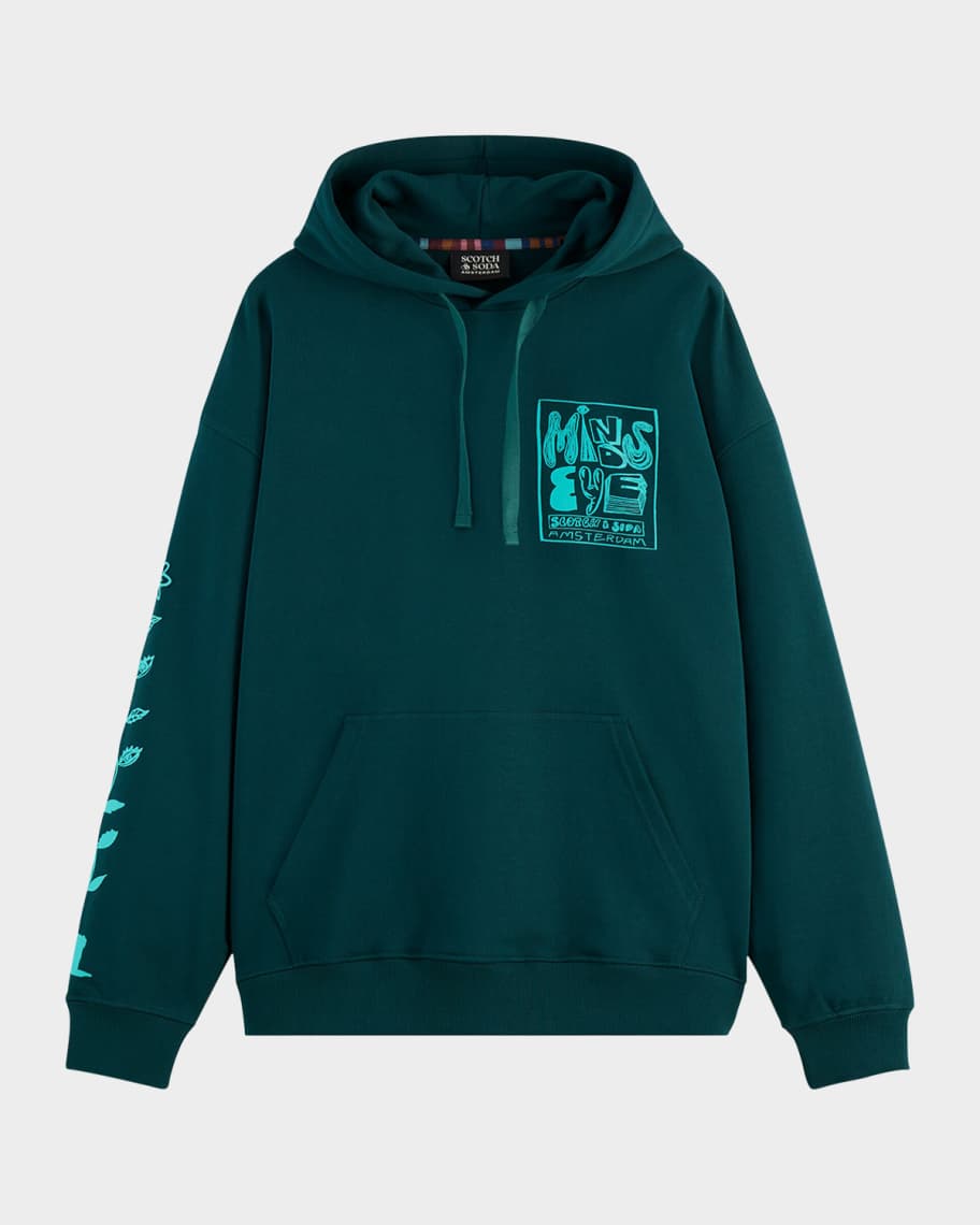 Scotch Soda Men s Loose Fit Artwork Hoodie Neiman Marcus
