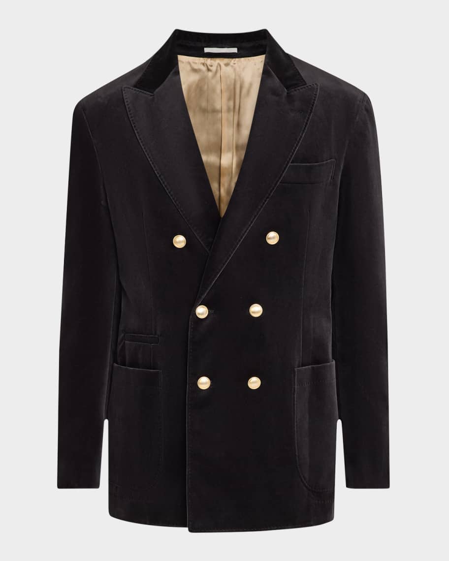 ジャケット BRUNELLO CUCINELLI SPARKLING CANVAS DOUBLE-BREASTED JACKET Brunello Cucinelli Sparkling canvas blazer | Nordstrom