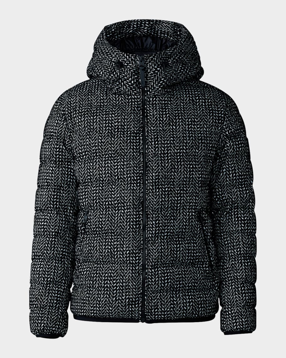 Mackage Men s Chevron Down Jacket Neiman Marcus