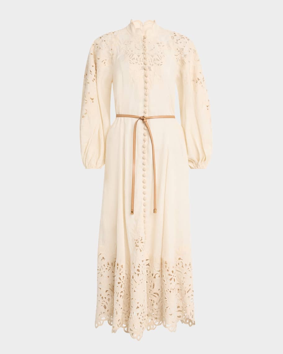 【送料&関税込】Zimmermann Embroidered wylie Dress Zimmermann Wylie Embroidered Billow Dress | Neiman Marcus