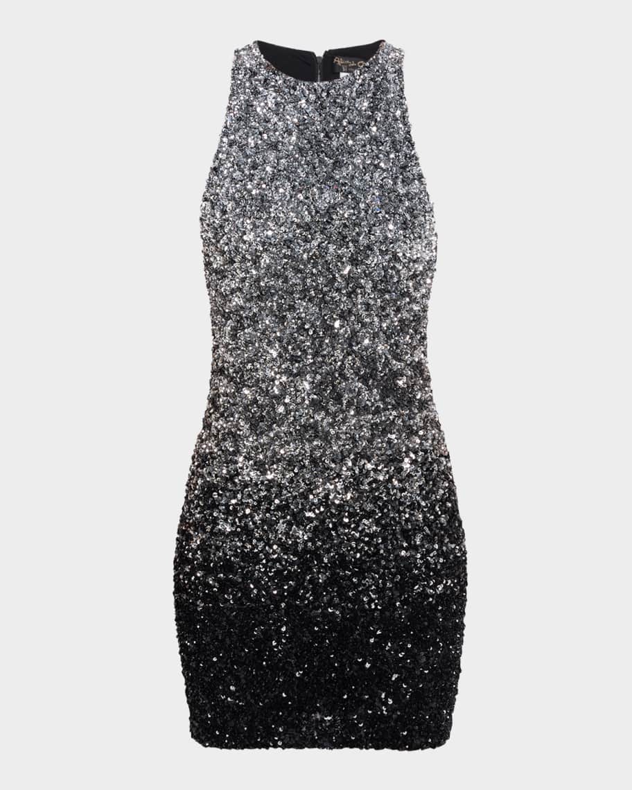 Alice and olivia sequin gown outlet