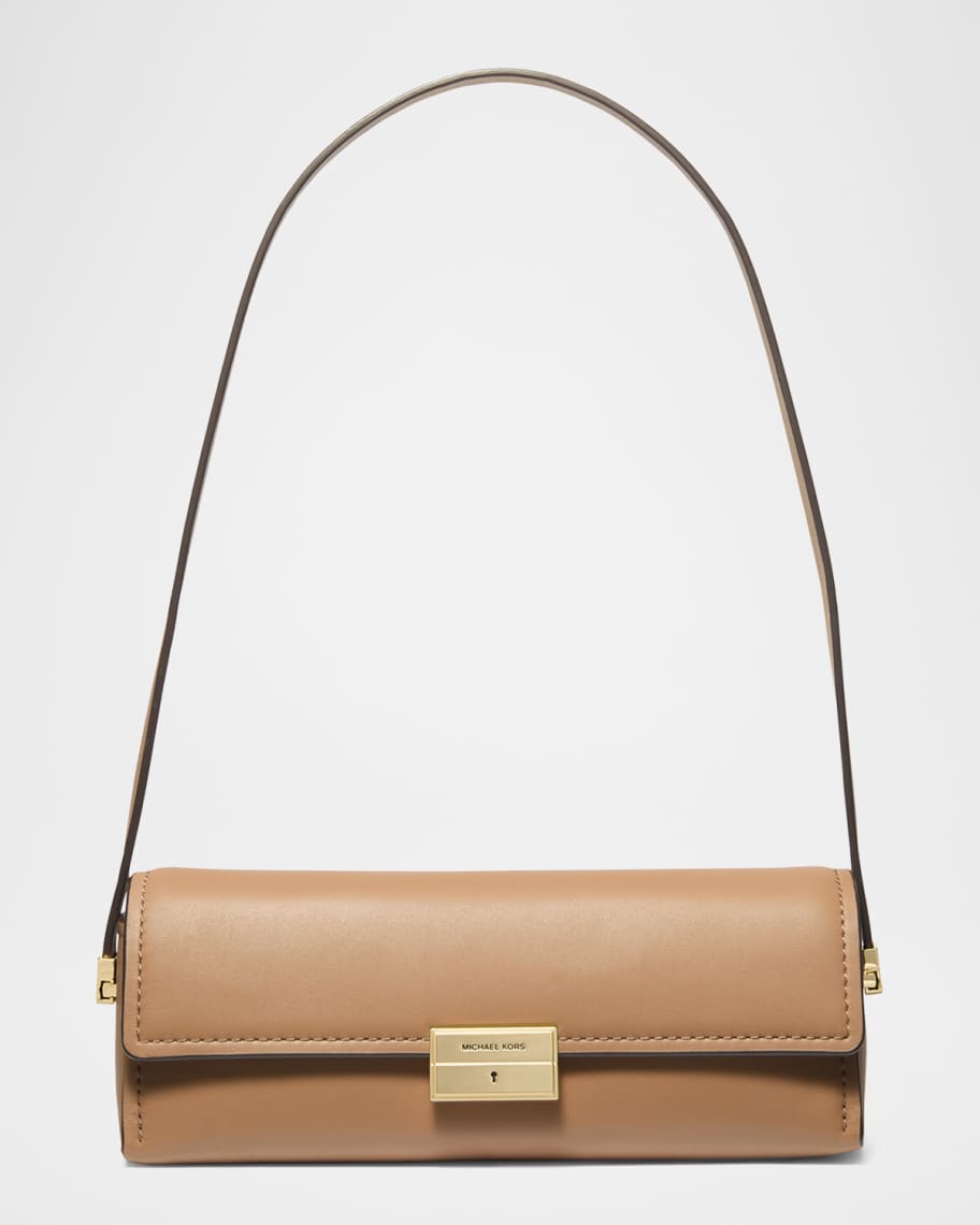 MICHAEL Michael Kors Ludlow Small Leather Pouchette Shoulder Bag Neiman Marcus