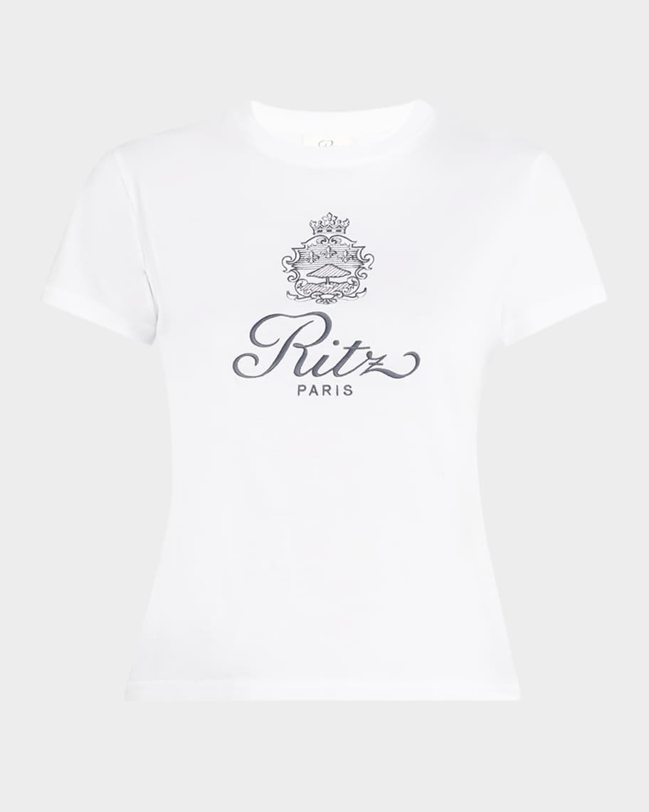 Ritz Paris x FRAME リッツ ソリッド ベビーTシャツ 白 RITZ SOLID BABY TEE WHITE – FRAME