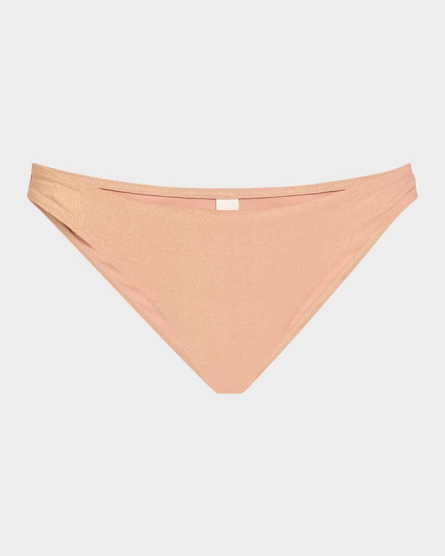 Zimmermann Everley Metallic Bikini Bottoms | Neiman Marcus