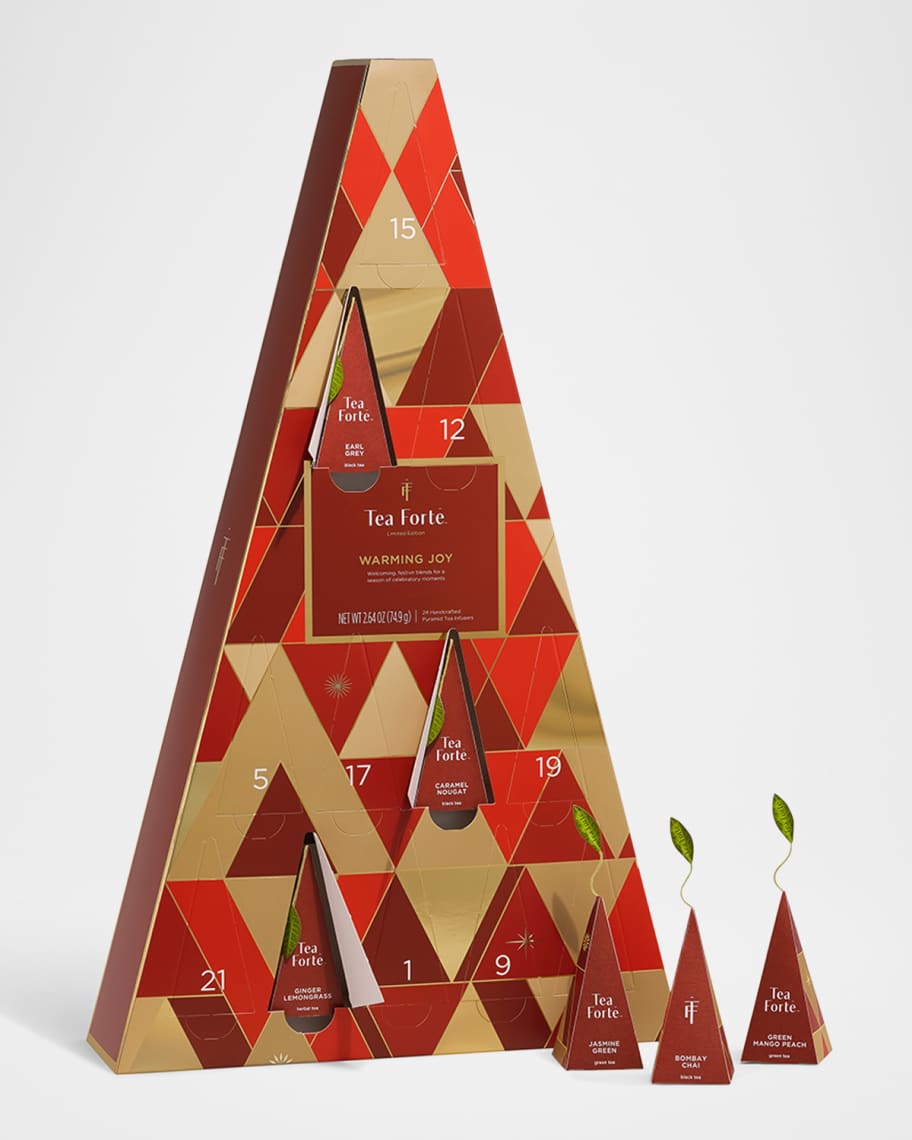 Tea Forte Warming Joy Limited Edition Tea Advent Calendar Neiman Marcus