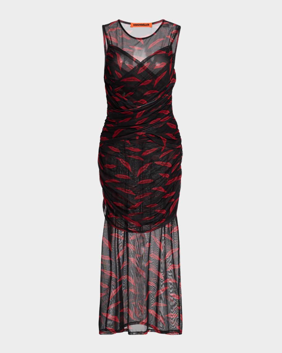 SIMONMILLER Kinny Mesh Dress | Neiman Marcus