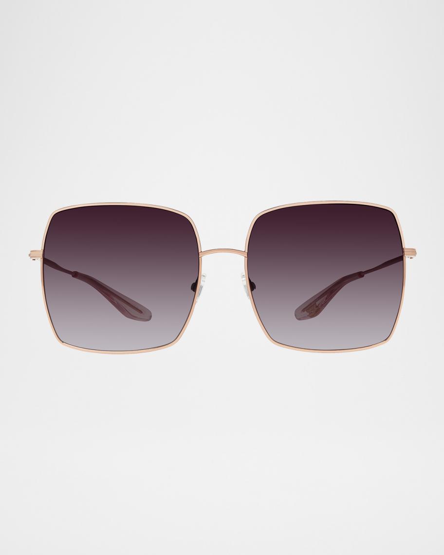 Barton Perreira Folasade Titanium Square Sunglasses Barton Perreira Folasade Sunglass 60mm - eOptics main image 2