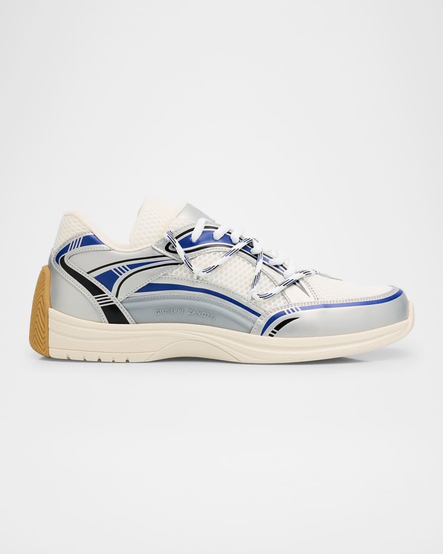 Giuseppe Zanotti Men's GZ Trail Mesh Low-Top Sneakers | Neiman Marcus