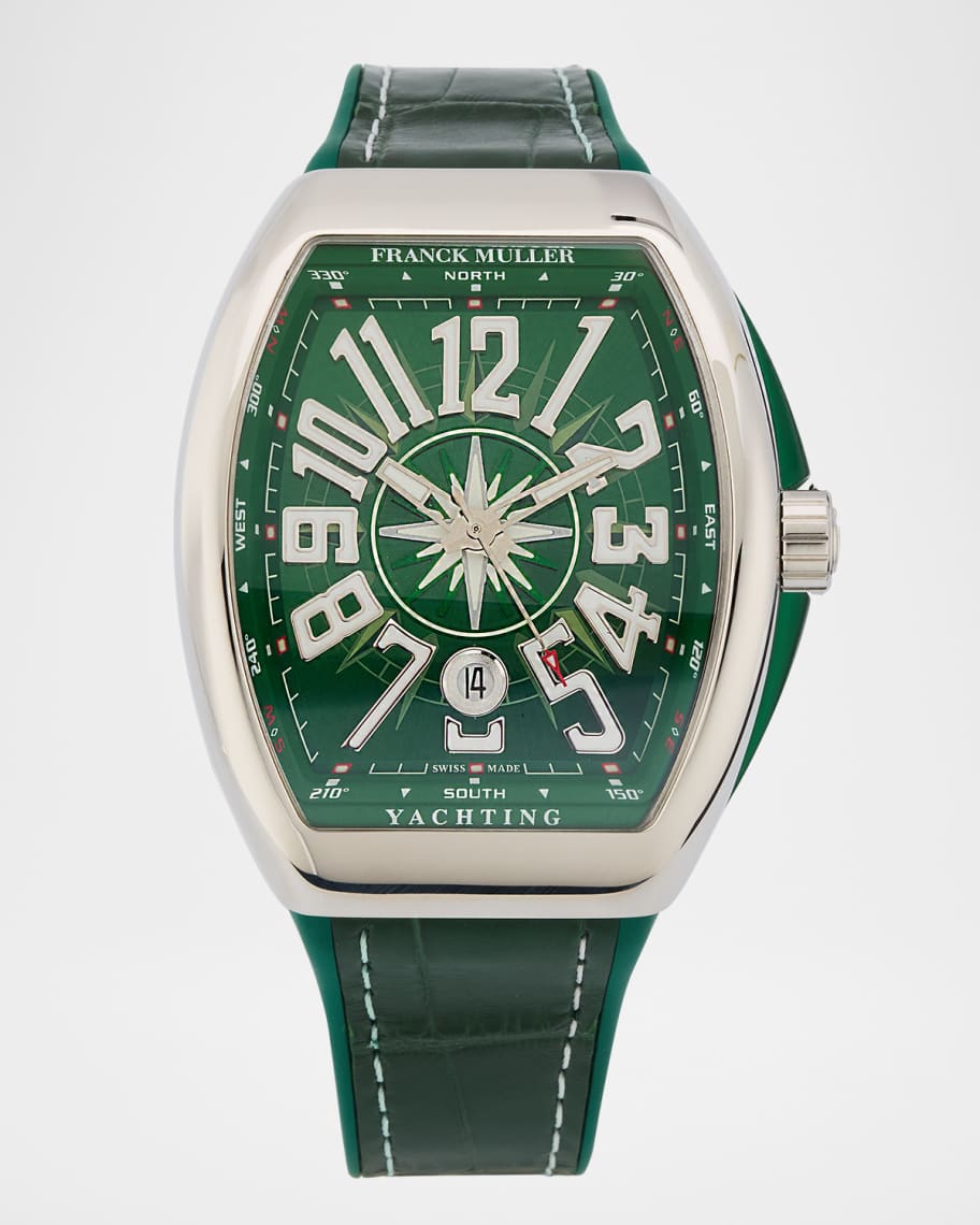 Franck Muller Vanguard Yachting Green Stainless Steel 44mm Watch