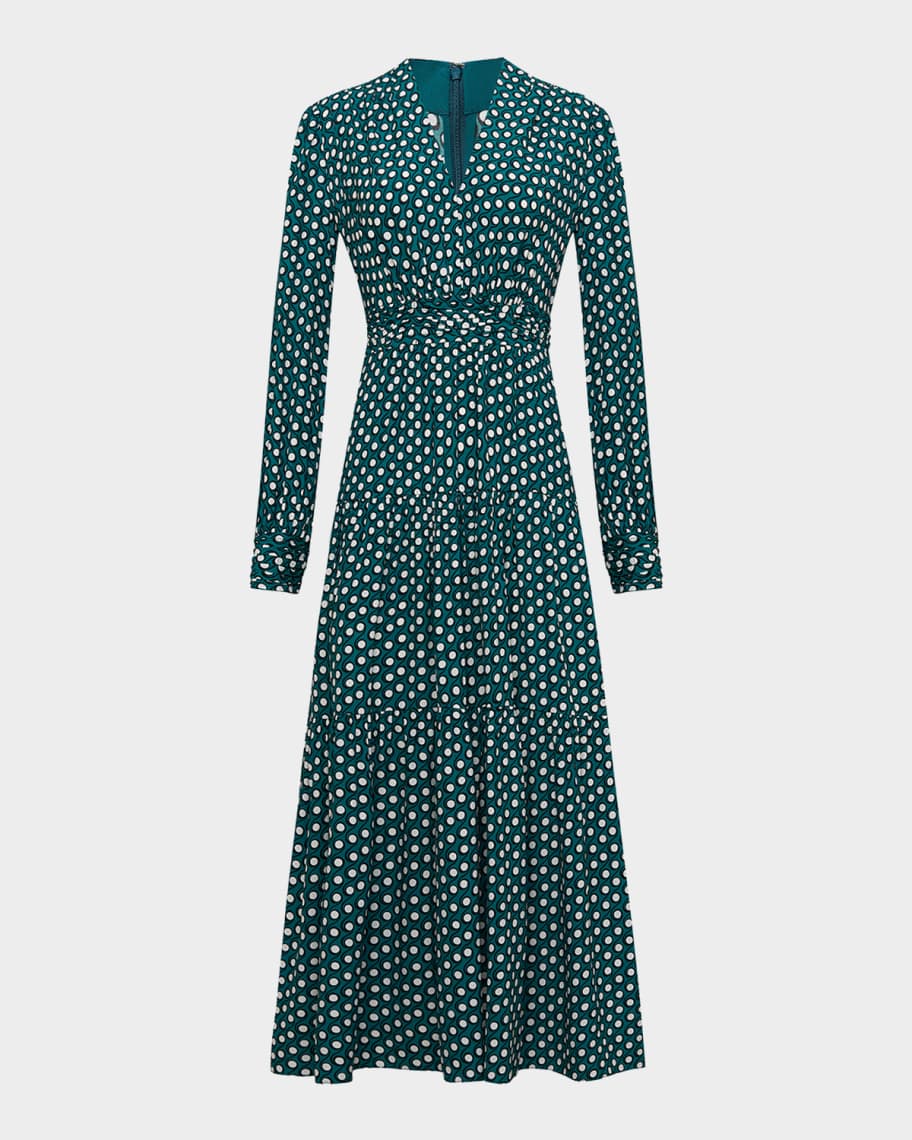 DIANE VON FURSTENBERG ワンピース Manal velvet midi 597947 DIANE VON FURSTENBERG ワンピース Manal velvet midi 597947