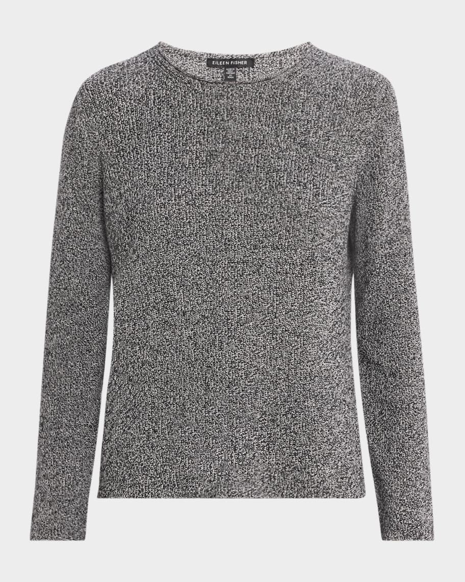 Eileen Fisher Crewneck Organic Cotton Knit Sweater