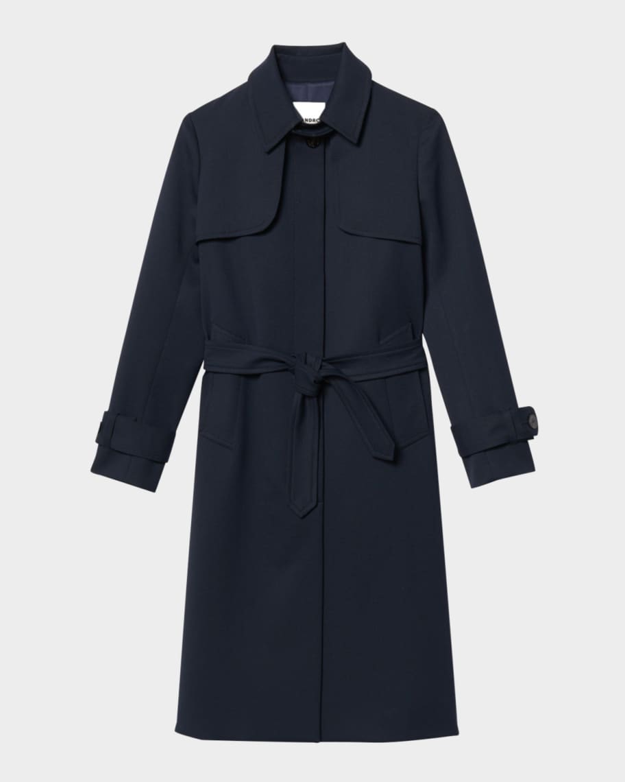 コート GROVE BENNIS COAT (NAVY) Wallis Oversized Grandpa Coat, Navy – SourceUnknown