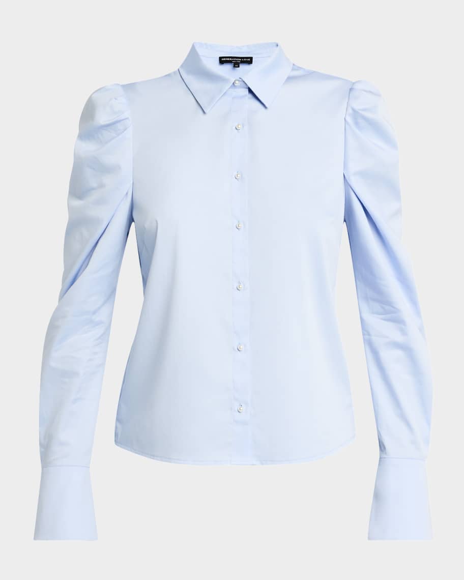 Generation Love Lyra Puff Sleeve Shirt Neiman Marcus
