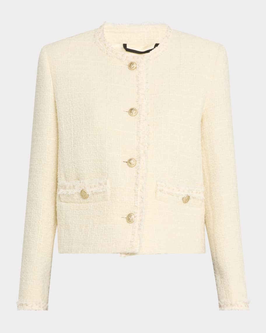 【関税込み】Weekend Max Mara オフホワイト Balia ジャケット Weekend Max Mara Balia Short Wool Jacket | Neiman Marcus