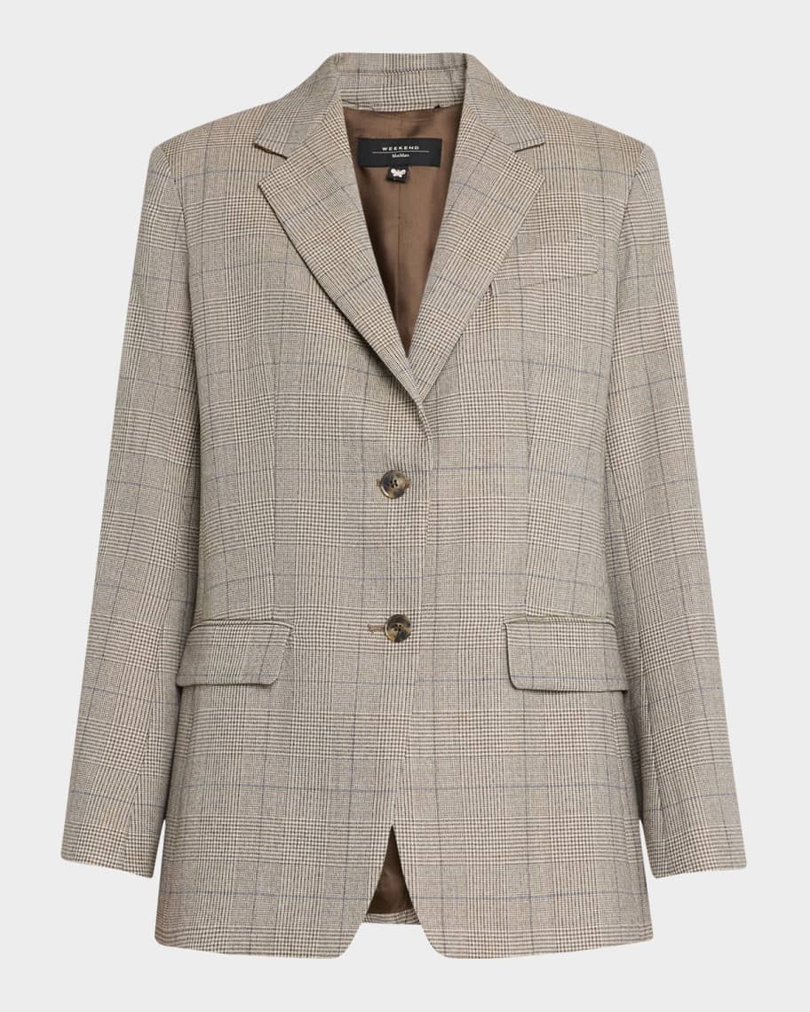 *Weekend maxmara* BURGOS ブレザー ジャケット チェック 5041105106001-b-