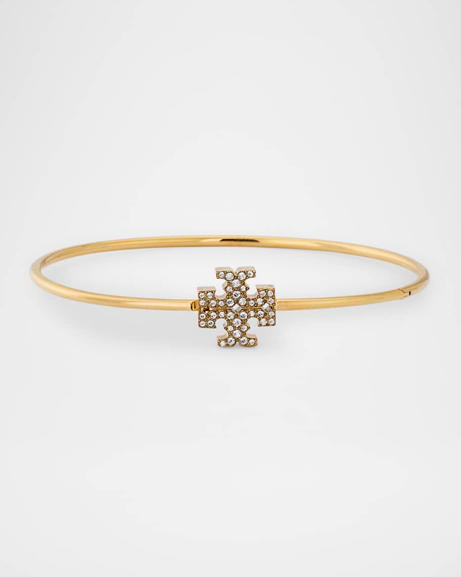 Tory Burch☆Eleanor Pave Hinged カフ ブレスレット♪送料込 Tory Burch Eleanor Pave Hinged Cuff Bracelet | Neiman Marcus