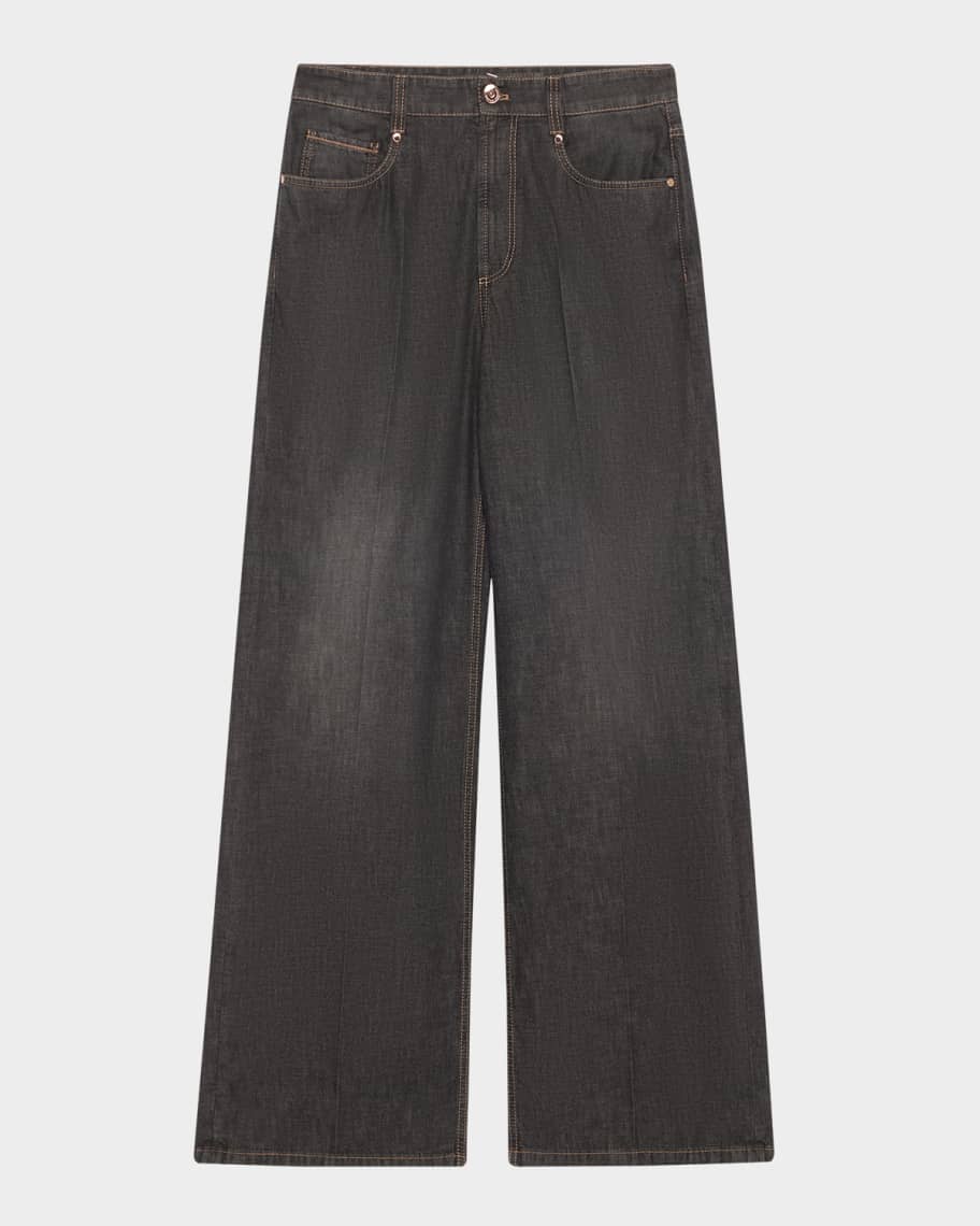 【Brunello Cucinelli】 Mid-riseスキニージーンズ Brunello Cucinelli slim-cut mid-rise Jeans | Blue | FARFETCH