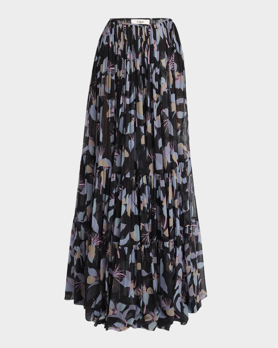 スカート Floral Print Silk Wrap Skirt Floral Print Wrap Skirt – My Sister's Cottage
