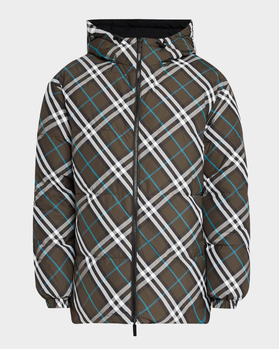 【Burberry】Nylon Jacket With Ekd Burberry Embroidered Ekd Nylon Puffer Jacket Camel Men's - US