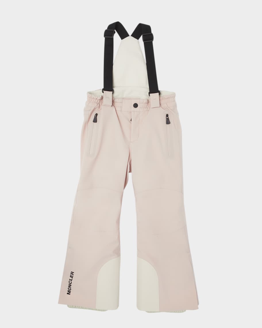 Moncler Grenoble Girl's Suspender Ski Trousers, Size 8-14