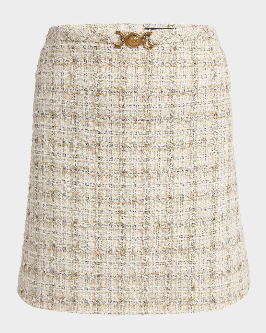 【関税＆送料込み】Versace Tweed Skirt nm_4911130_100030_m