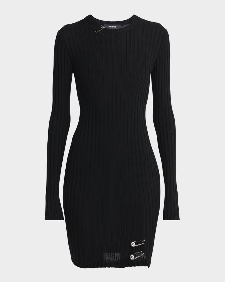 ワンピース Versace Black stretch viscose mini dress Versace Black Stretch Viscose Mini Dress | italist