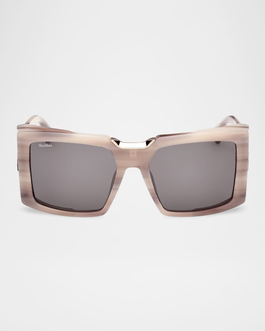 【送料&関税込】Max Mara Mm0065 01b Sunglasses MaxMara sunglasses MM0065 WOMAN 58/17/140 01B shiny black