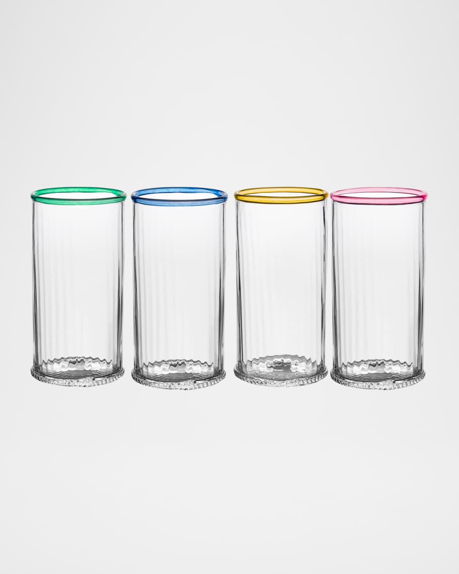 Juliska Nell Assorted Highball Glasses, Set of 4