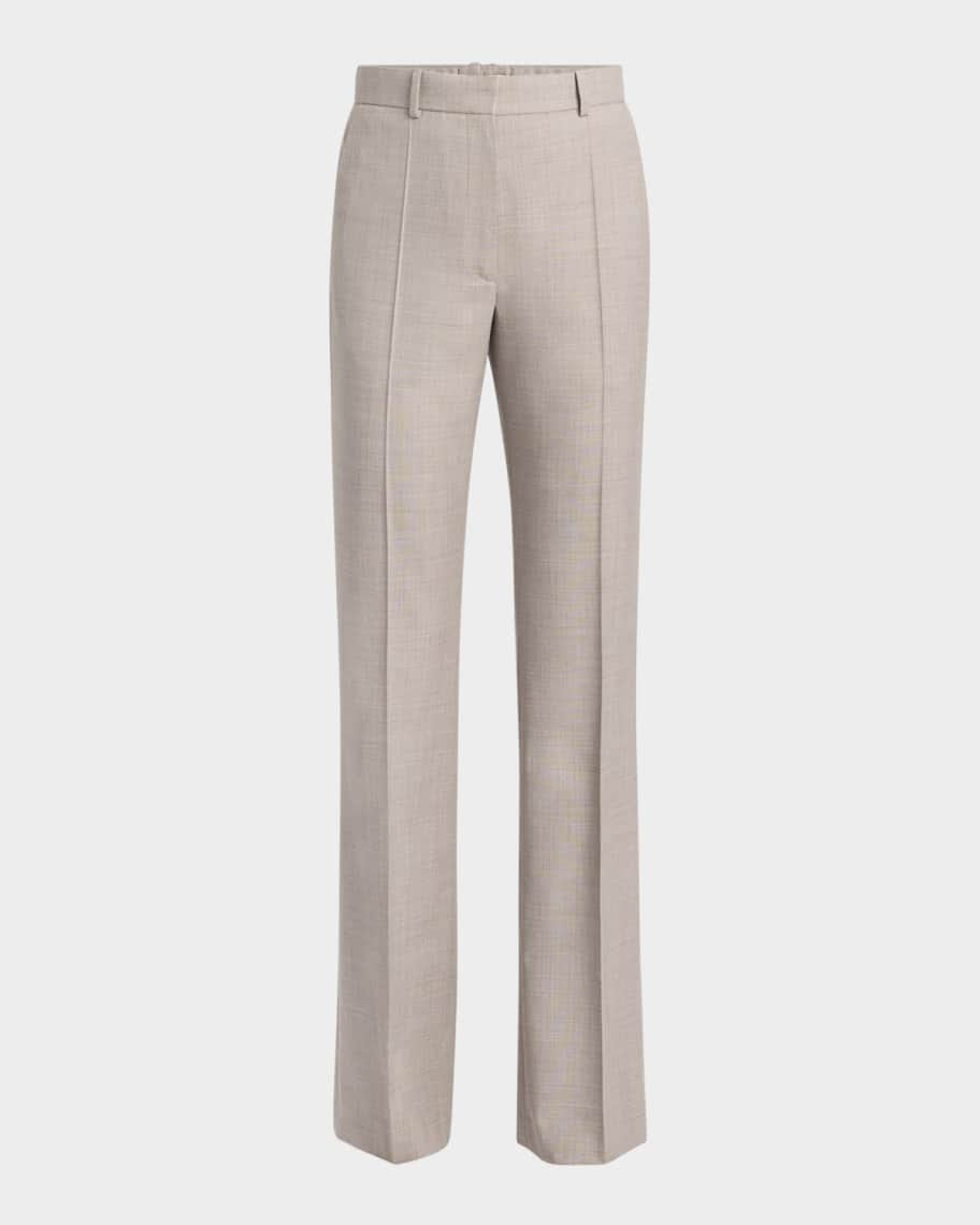 パンツ THE ROW Women Straight Pants 8484W3301 BEIGE Tor virgin wool wide-leg pants in beige - The Row | Mytheresa