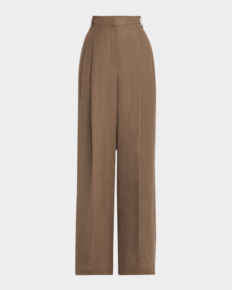 【関税&送料込】Brunello Cucinelli Wide-Leg Trousers In Visc Brunello Cucinelli Wide-Leg Tailored Trousers | Sendegaro US