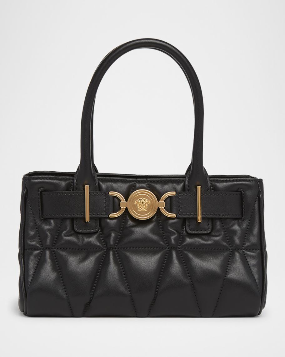 Versace Medusa 95 Small Quilted Leather Shoulder Bag | Neiman Marcus