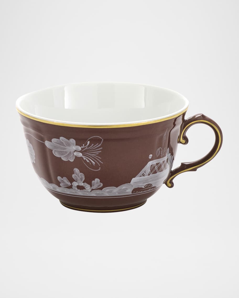 GINORI 1735 Oriente Italiano Castagna Teacup, 7.43 oz.