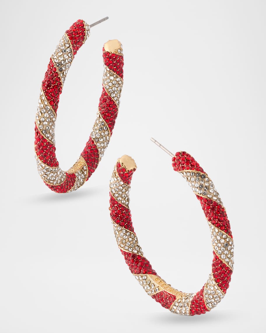 Bauble Bar University of Tennessee Gold Hoop Earrings