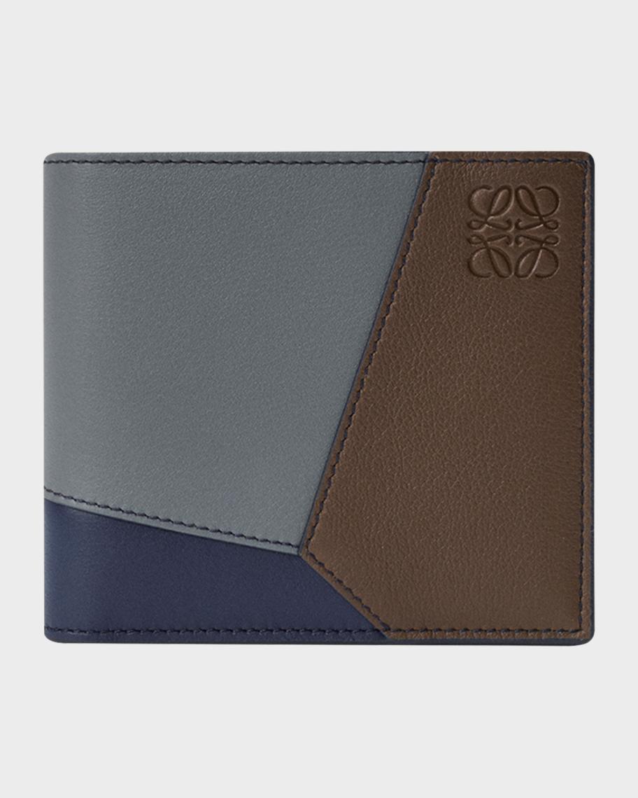 LOEWE Men's Puzzle Edge Multicolor Leather Bifold Wallet | Neiman