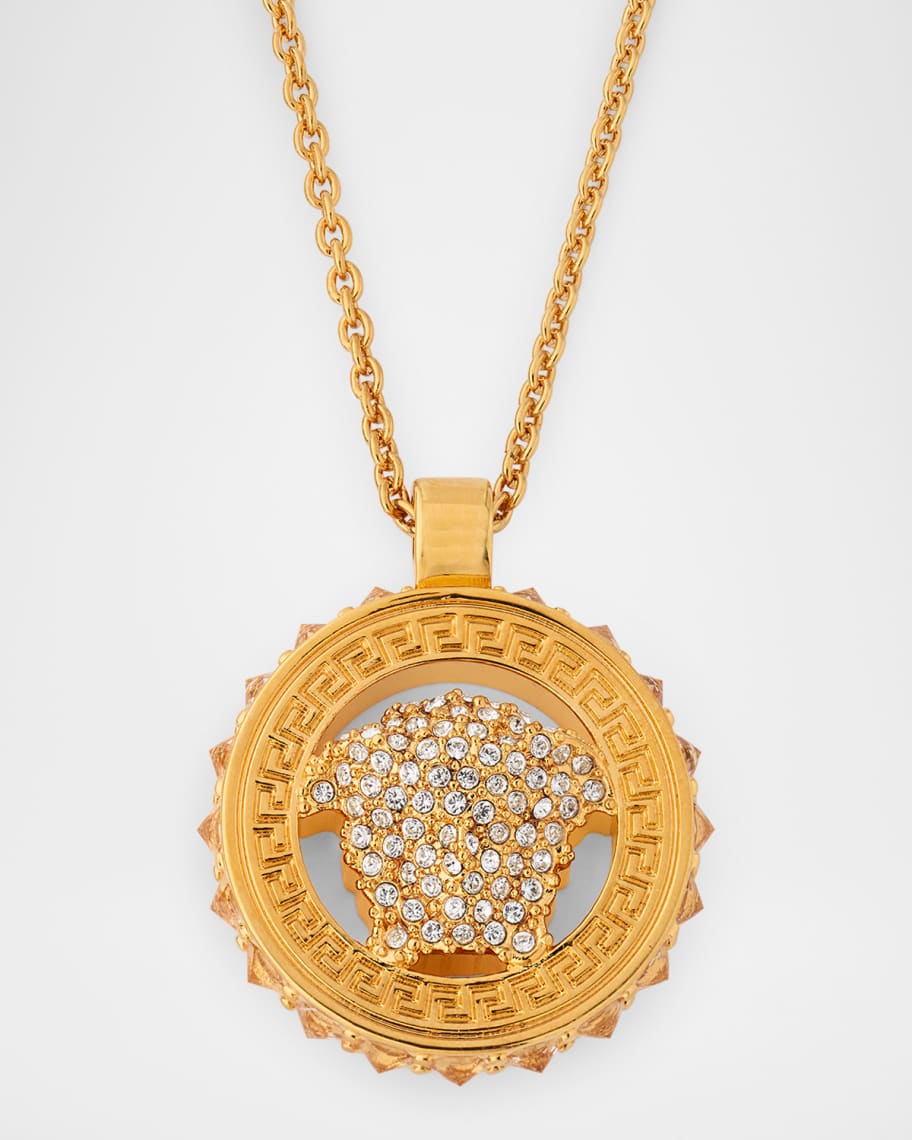 Versace Crystal Medusa '95 Pendant Necklace | Neiman Marcus