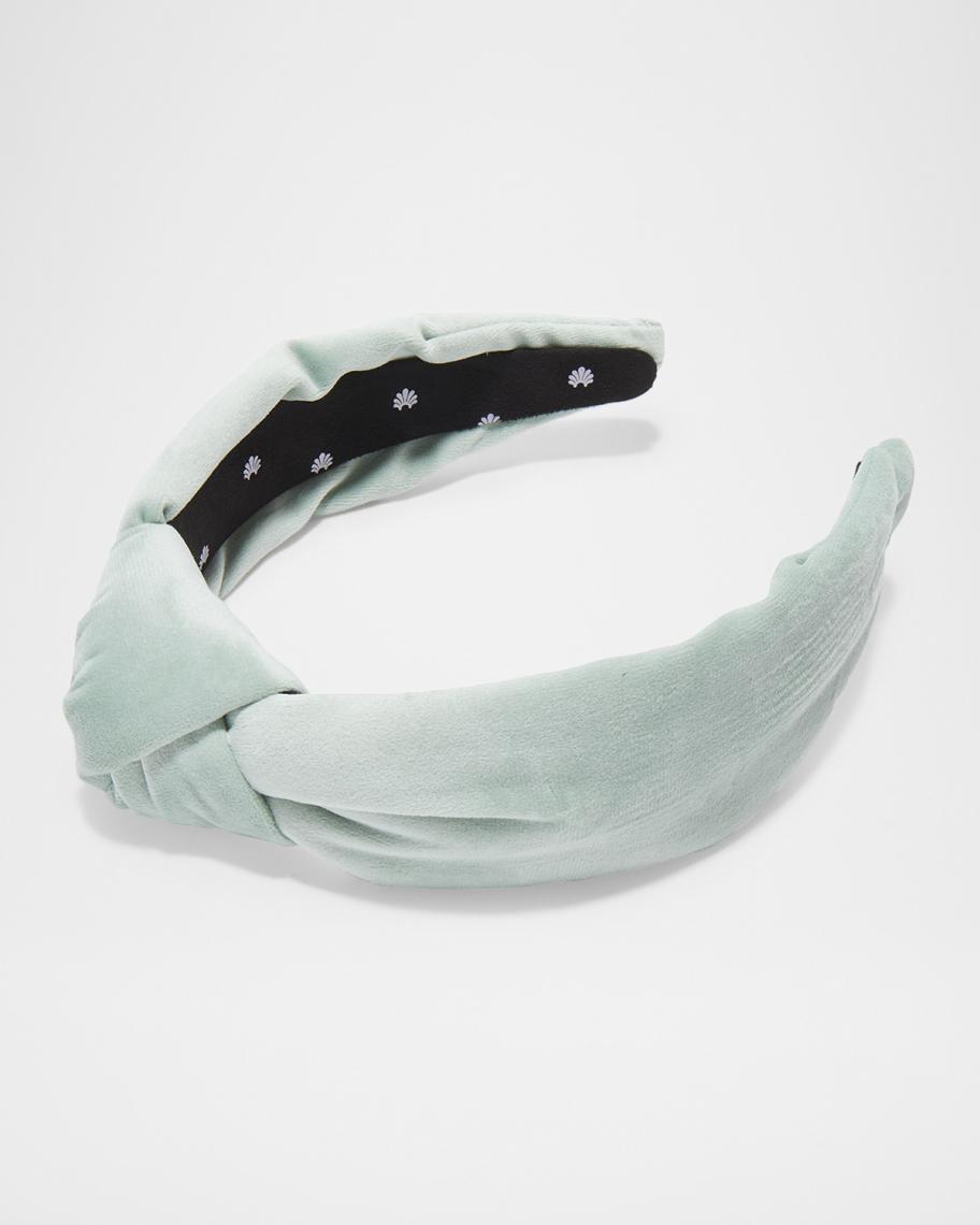 Lele Sadoughi Green Velvet Headband Lele Sadoughi Designer Women main image 4