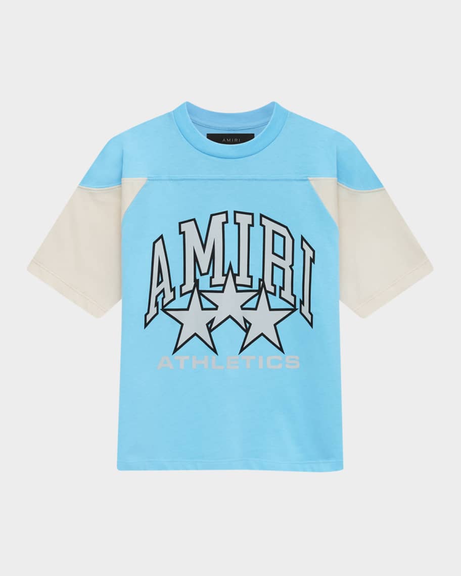 Tシャツ・カットソー AMIRI MY BABY T-SHIRT Amiri Kid's Logo Star Athletics T-Shirt, Size 4-12 | Neiman