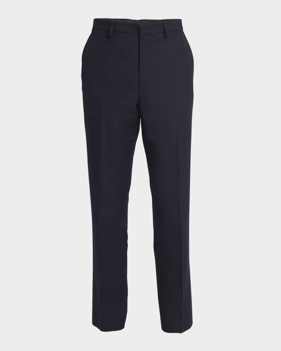 Dries Van Noten Men's Patrino Wool-Linen Pants | Neiman Marcus