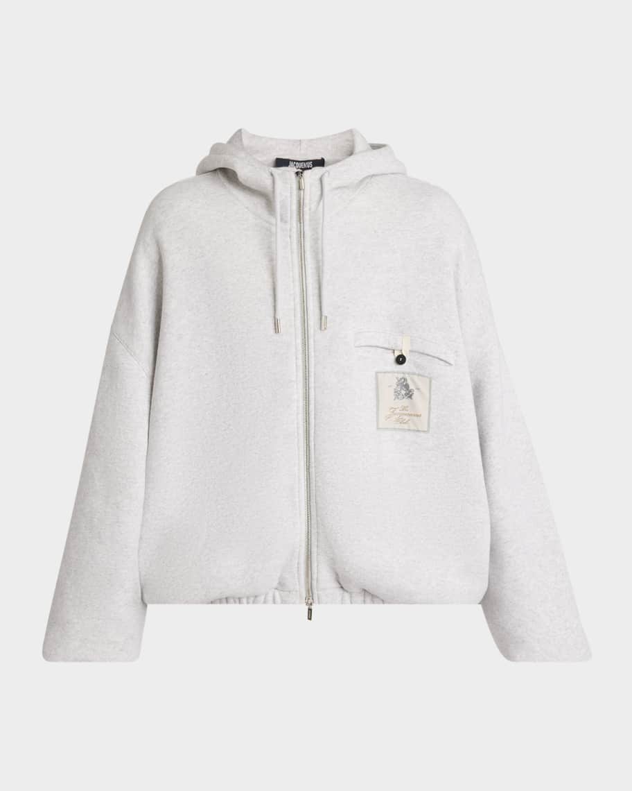 Jacquemus Men's Torneo Zip Hoodie | Neiman Marcus