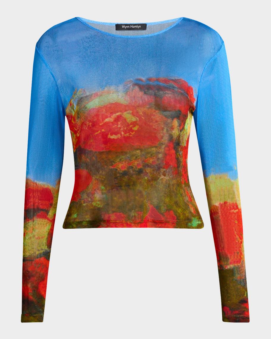 WYNN HAMLYN cotton top