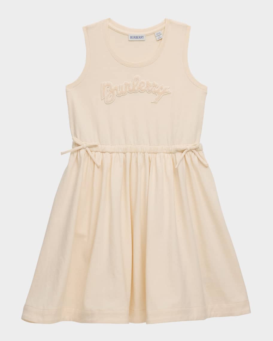 Burberry Girl's Corala Toweling Logo Applique Sleeveless