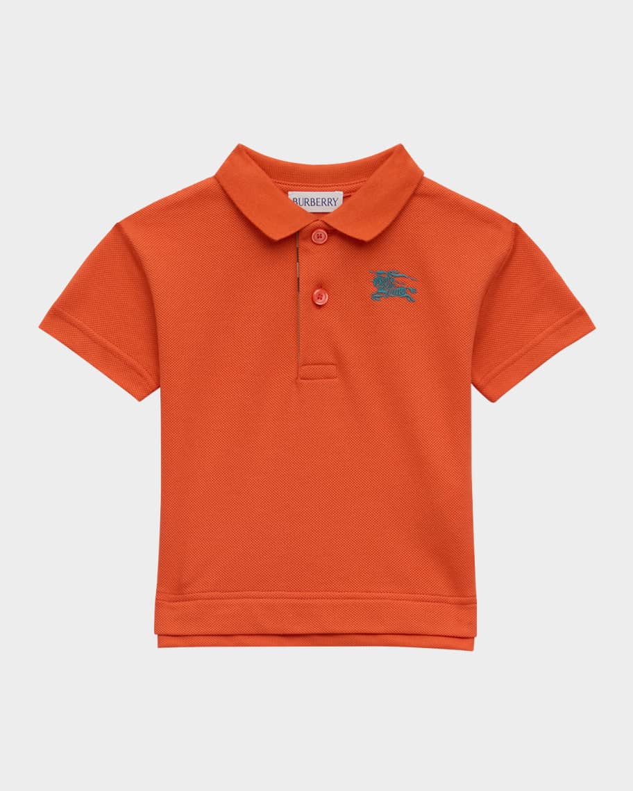 Burberry Boy s Ekd Polo Shirt Size 6M 2 Molten 6 Months Baby Boy Apparel T shirts Tees Short Sleeve Tops
