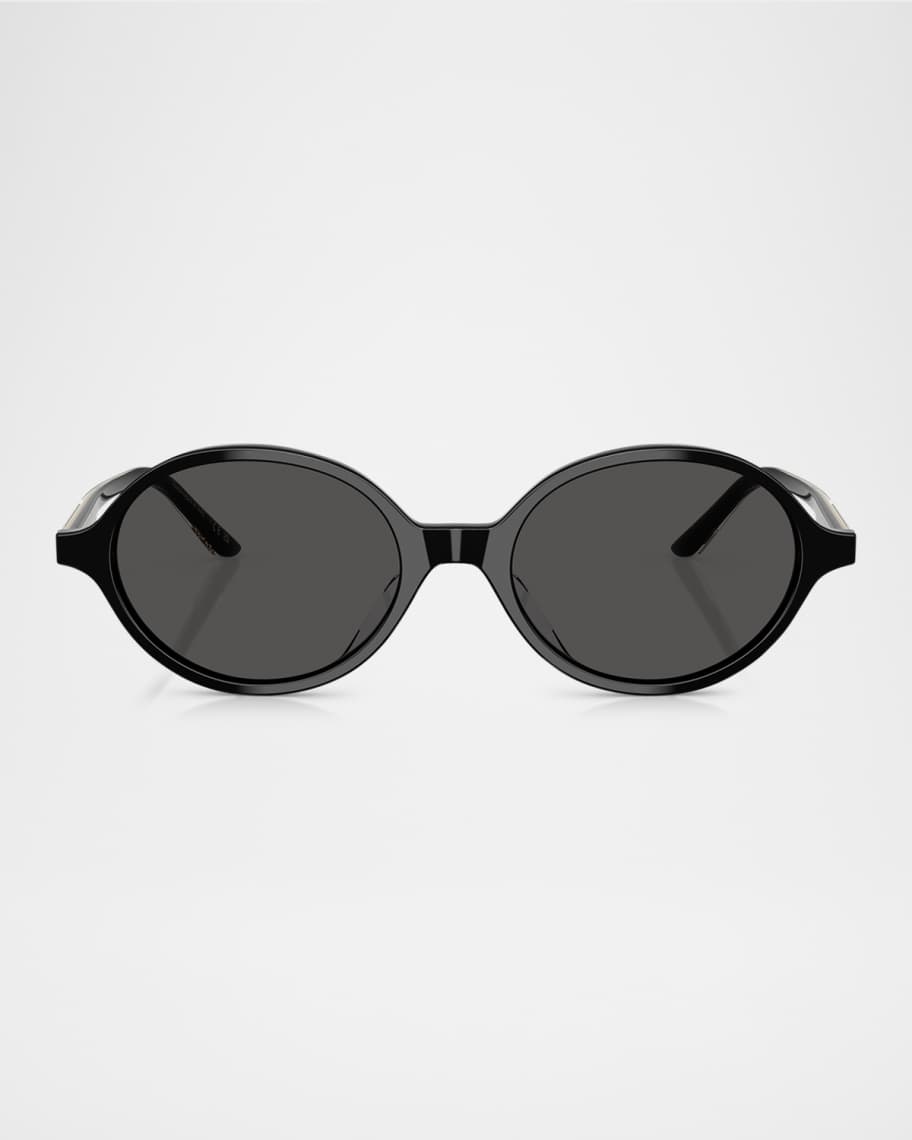 KHAITE x Oliver Peoples ov5574su Oval Acetate Sunglasses | Neiman