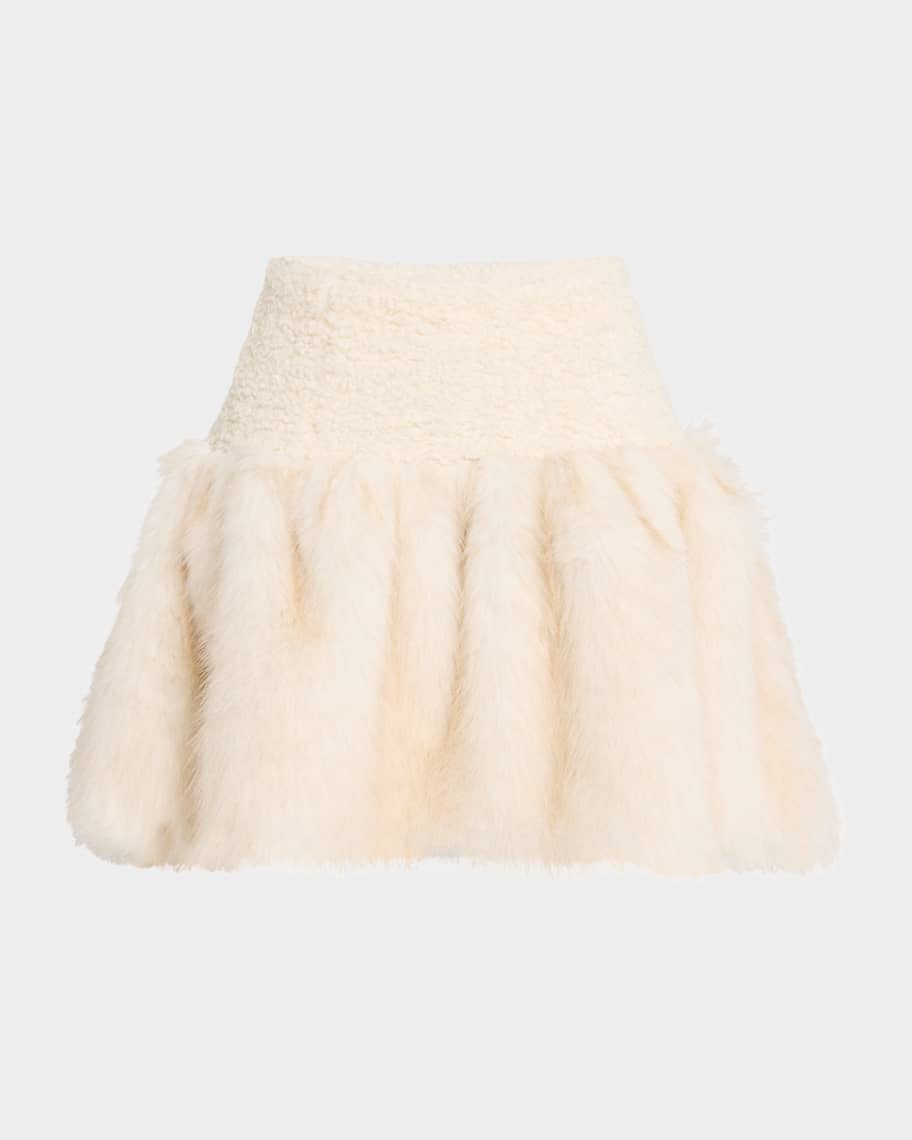 スカート CLANE FAKE FUR LOW WAIST MINI SKIRT CLANE FAKE FUR LOW WAIST MINI SKIRT - メルカリ