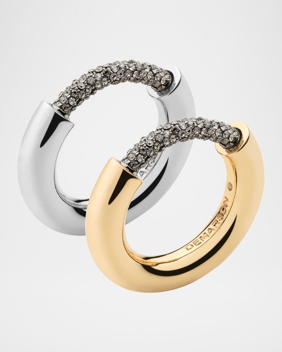 DEMARSON Bracie Stackable Rings, Set of 2 | Neiman Marcus