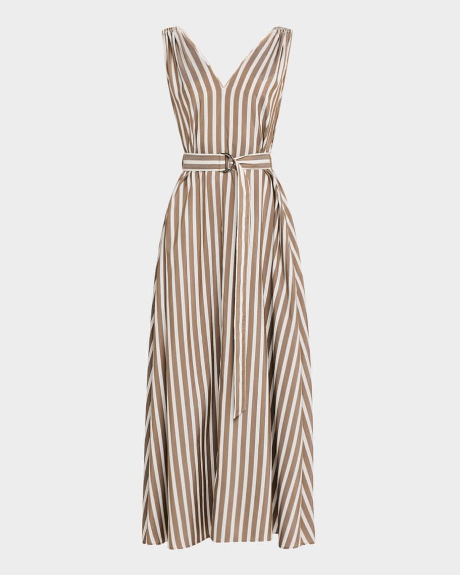 関税込BRUNELLO CUCINELLI モニール ロングドレス Brunello Cucinelli Monile Long Dress In Gray - 65% Off