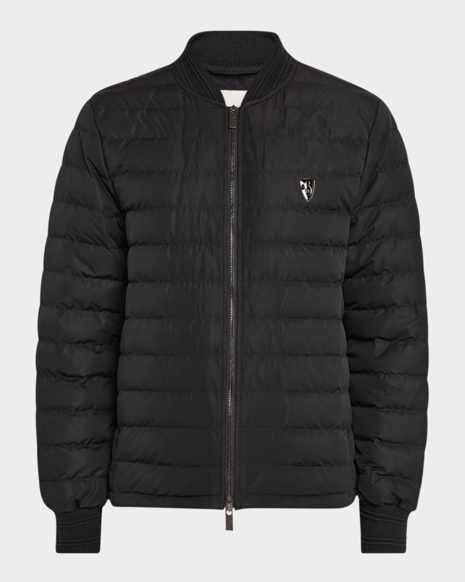 Burberry Men's Down Bomber Jacket | Neiman Marcus