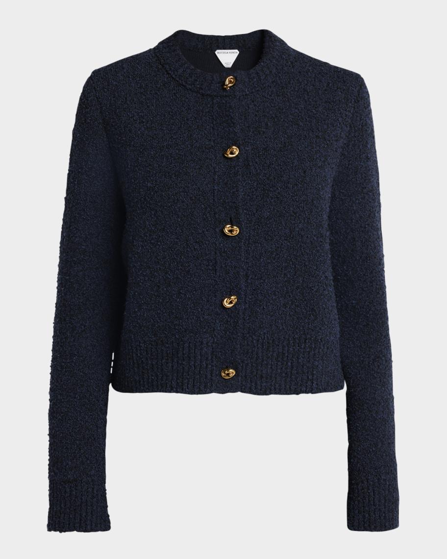 トップス N/C BOUCLE KNIT CARDIGAN Bottega Veneta Knot-Button Boucle Knit Cardigan | Neiman Marcus