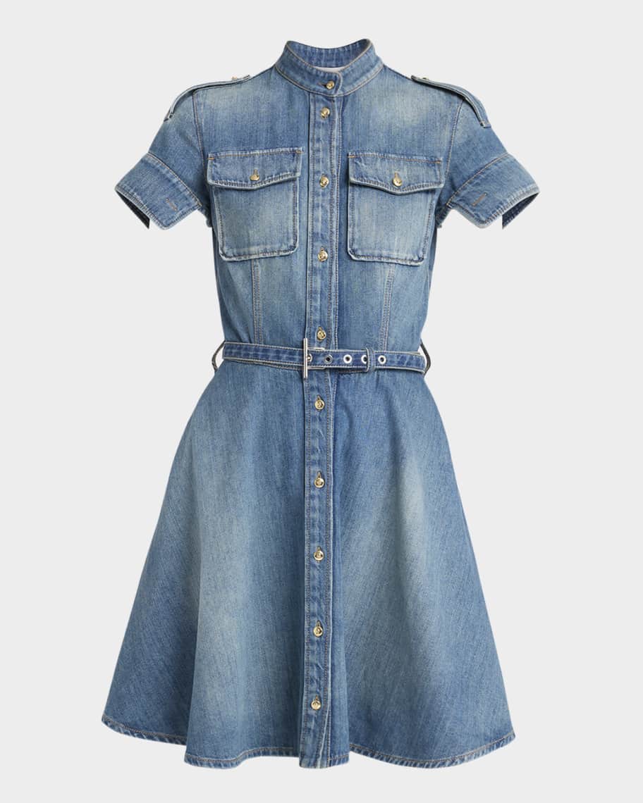 Her lip to Denim Shirt Belted Dress Sサイズ herlipto Denim Shirt Belted Dress