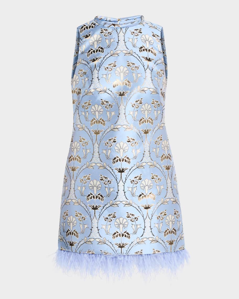Cara Cara Paige Printed Mini Shift Dress | Neiman Marcus